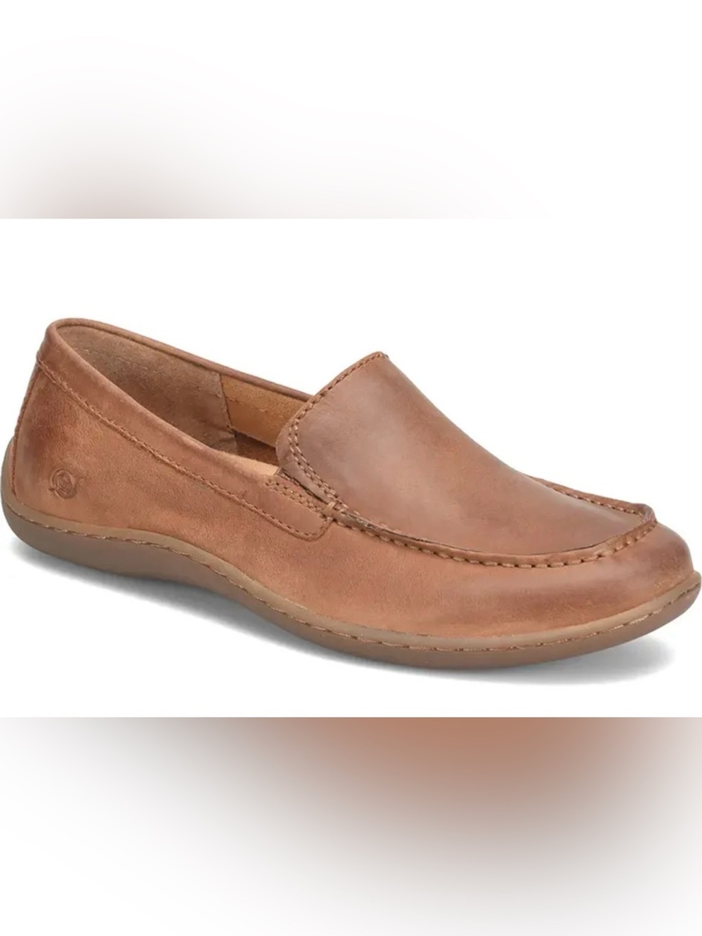 Born Men's Caleb Moc Toe Loafer Brown 8.5